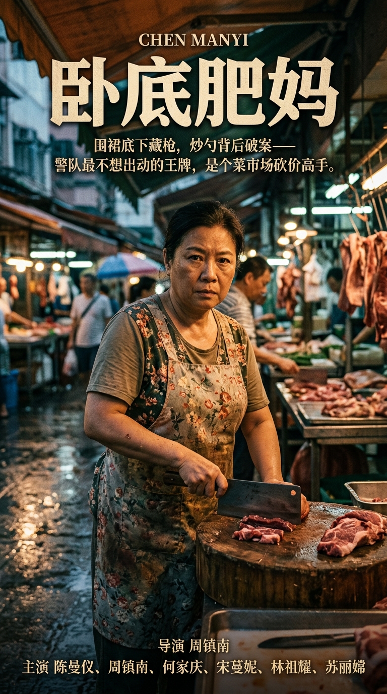 《卧底肥妈》主视觉海报