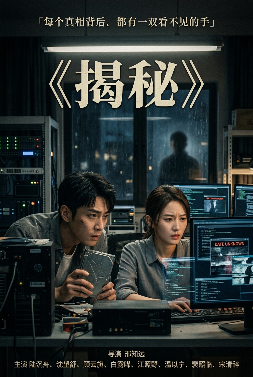 《揭秘》主视觉海报