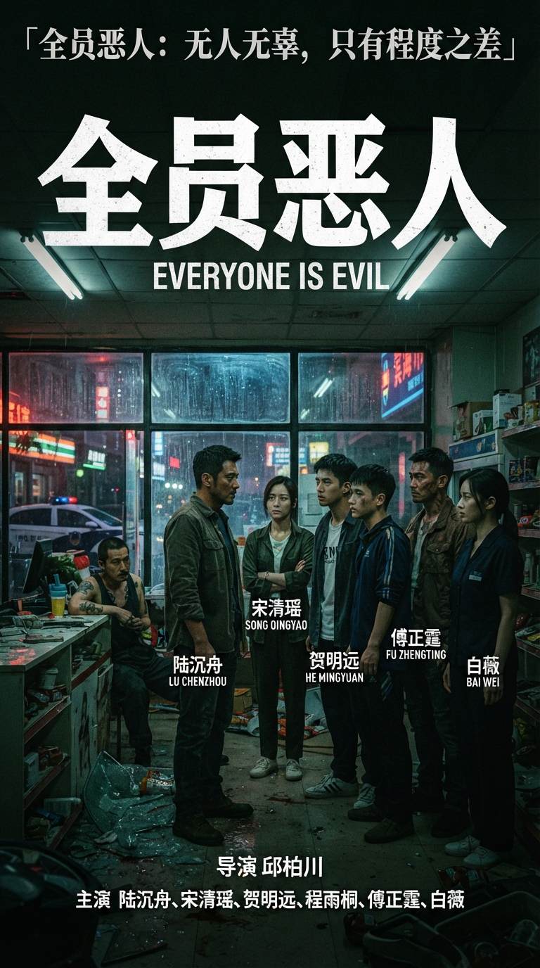 《全员恶人》主视觉